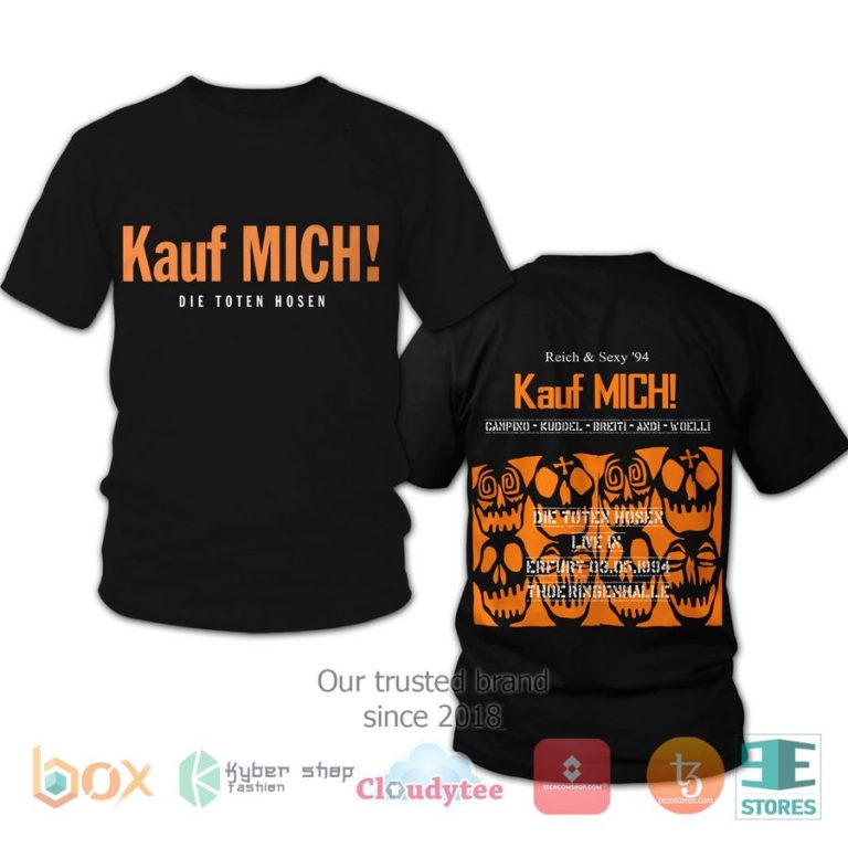 die toten hosen band kauf mich album 3d t shirt 1 41029