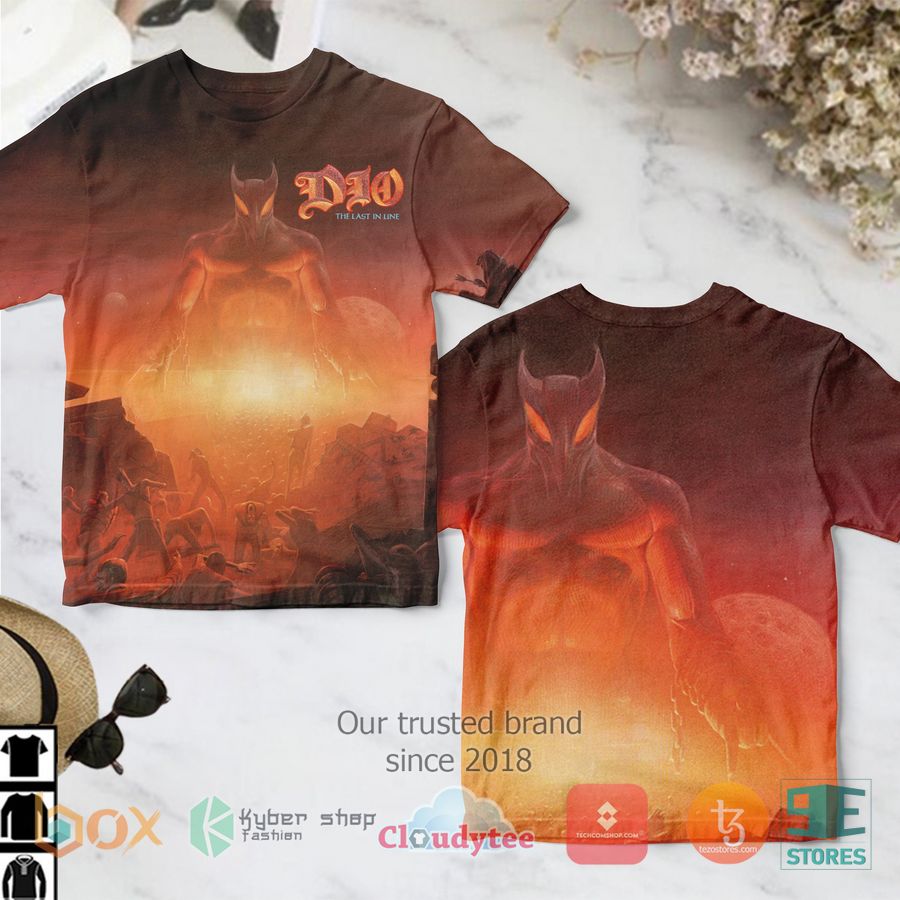dio band the last in line album 3d t shirt 1 25104