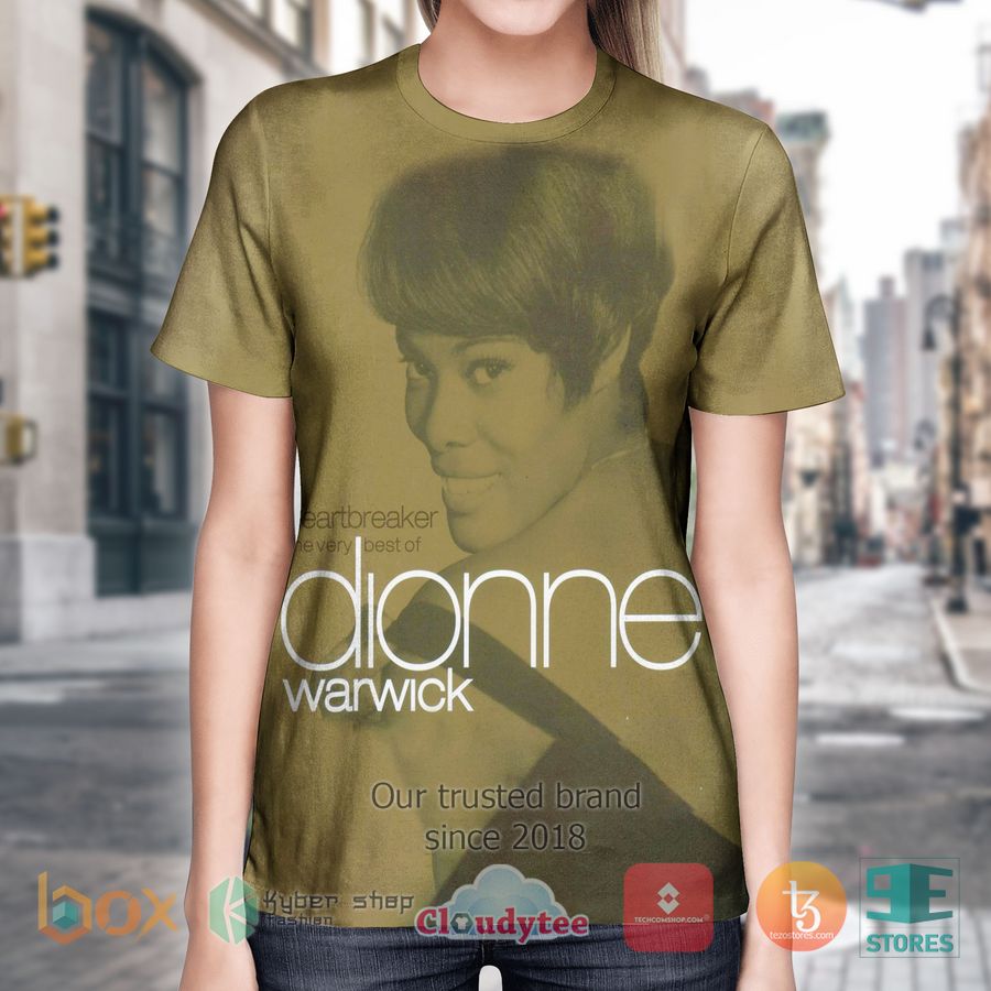 dionne warwick heartbreaker album 3d t shirt 2 53350