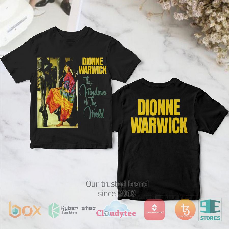 dionne warwick the windows of the world album 3d t shirt 1 38929