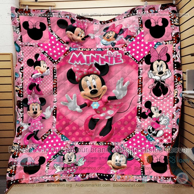 disney minnie mouse pink quilt 3 64977