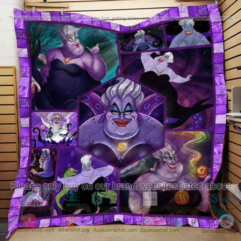 disney sea witch ursula quilt 3 76180