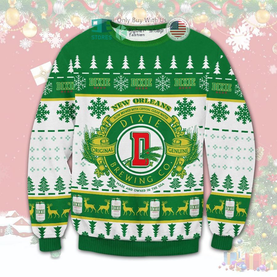 dixie brewing company christmas sweatshirt sweater 1 81744