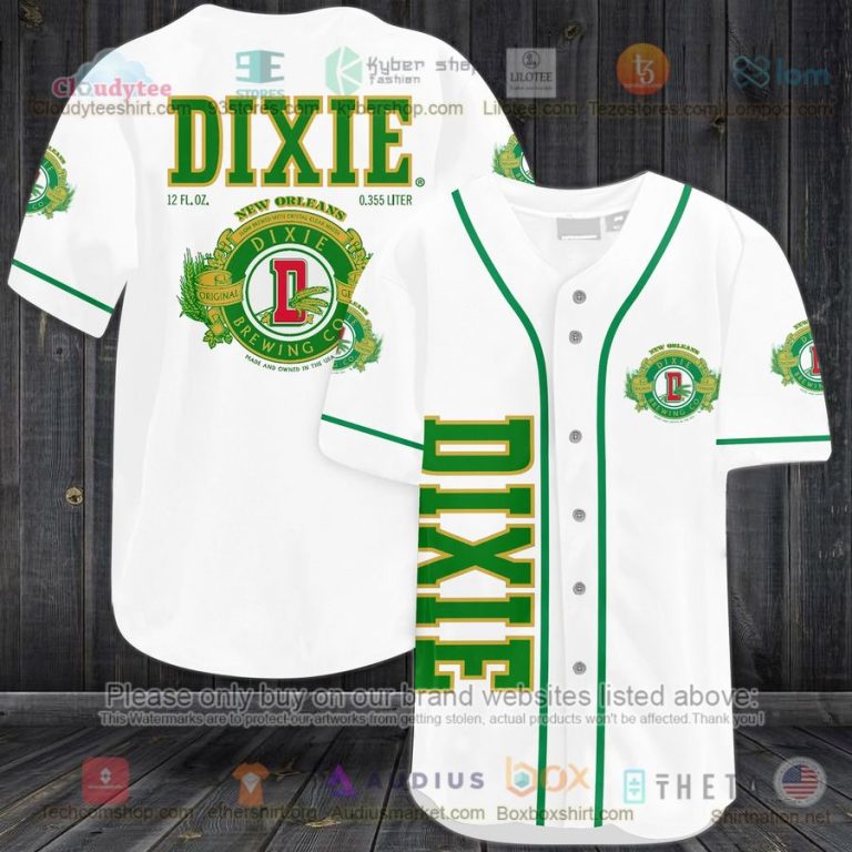 dixie brewing logo baseball jersey 1 14867