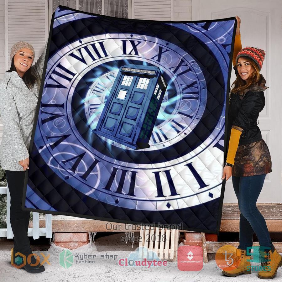 doctor who tardis quilt blanket 2 89402