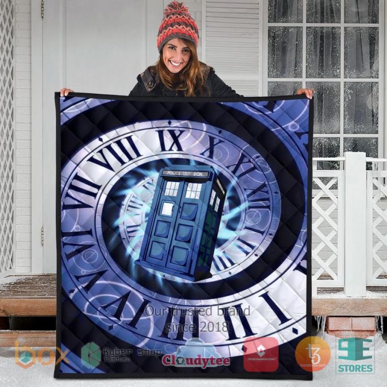 doctor who tardis quilt blanket 3 64761