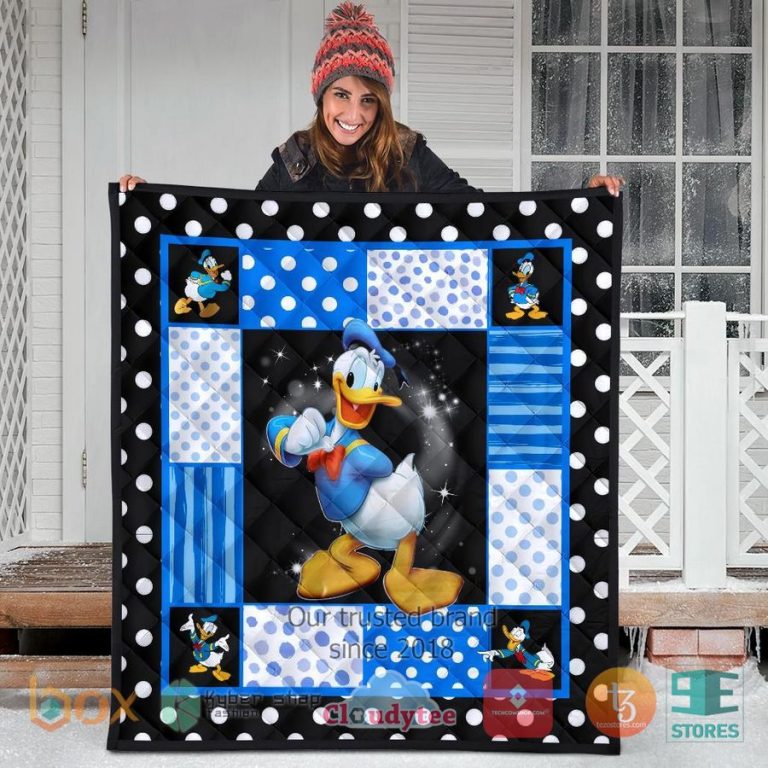 donald duck cartoon quilt blanket 3 55259