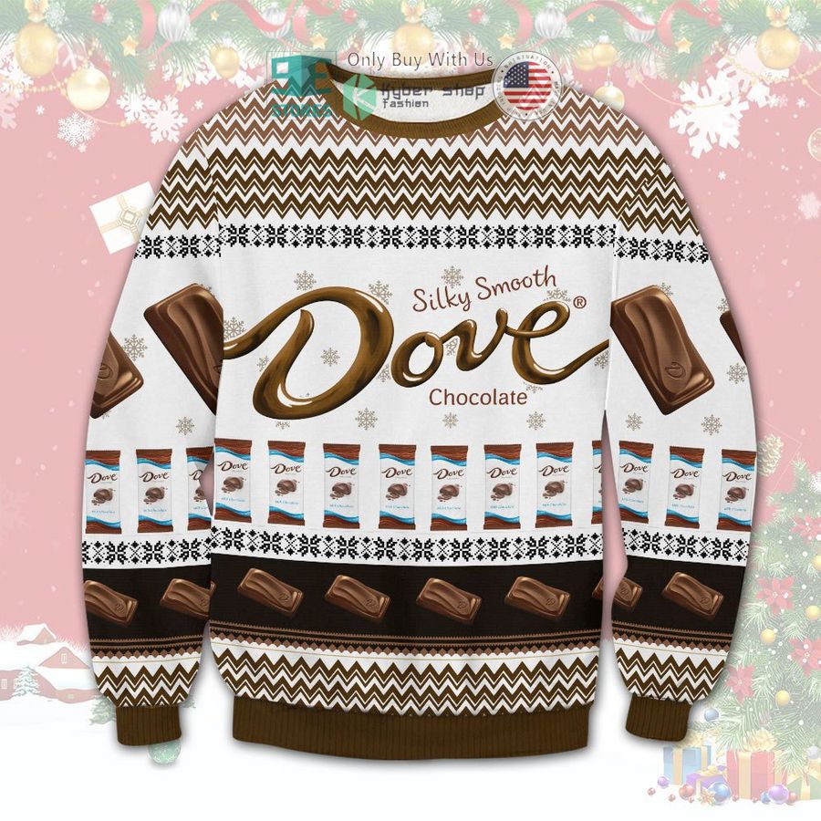 dove silky smooth chocolate christmas sweatshirt sweater 1 72873