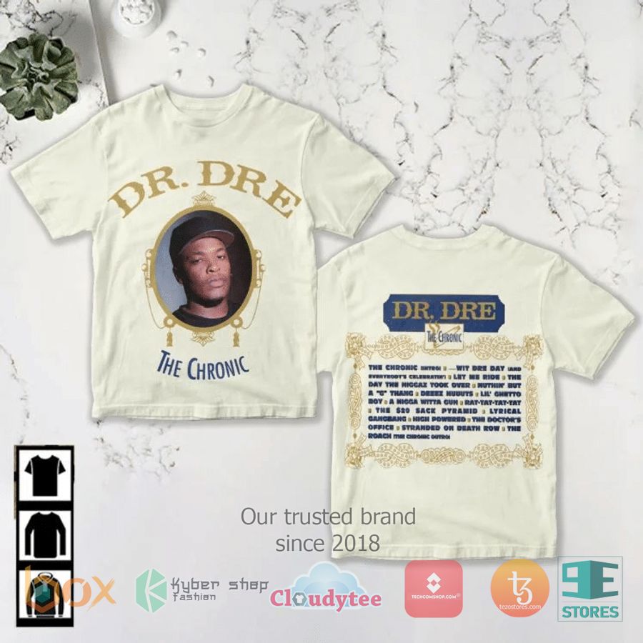 dr dre the chronic album 3d t shirt 1 50785