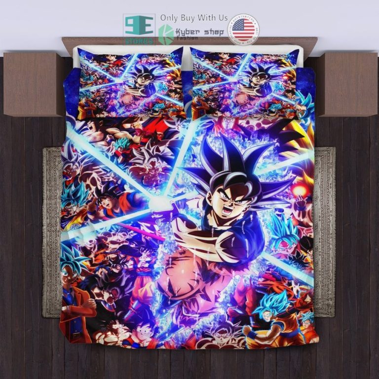 dragon ball super saiyan bedding set 1 84148