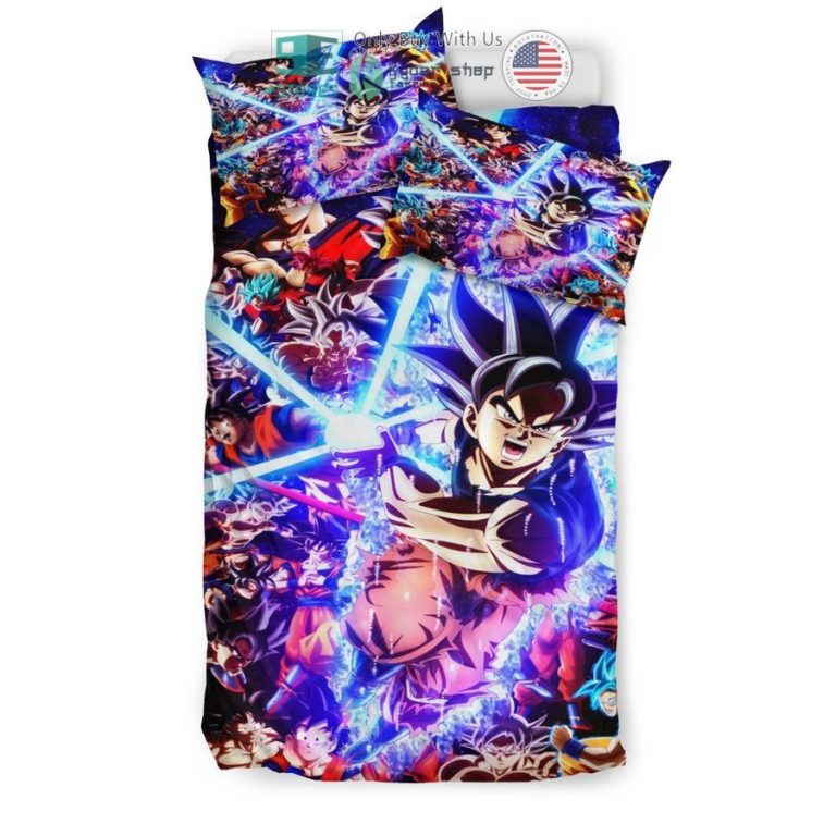 dragon ball super saiyan bedding set 2 13861