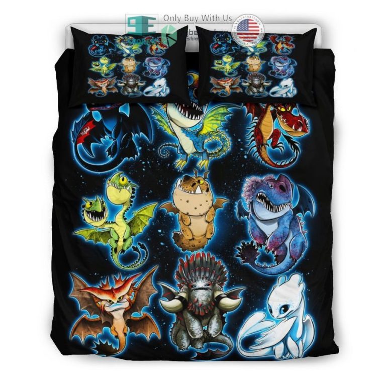 dragon species how to train your dragon bedding set 3 34829