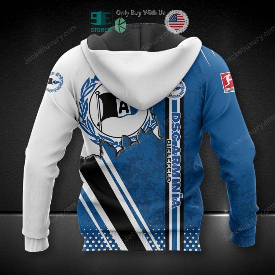 dsc arminia bielefeld logo blue white 3d shirt hoodie 2 70467