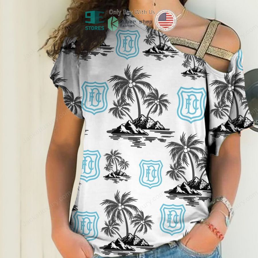 dundee football club white hawaii shirt shorts 10 42319