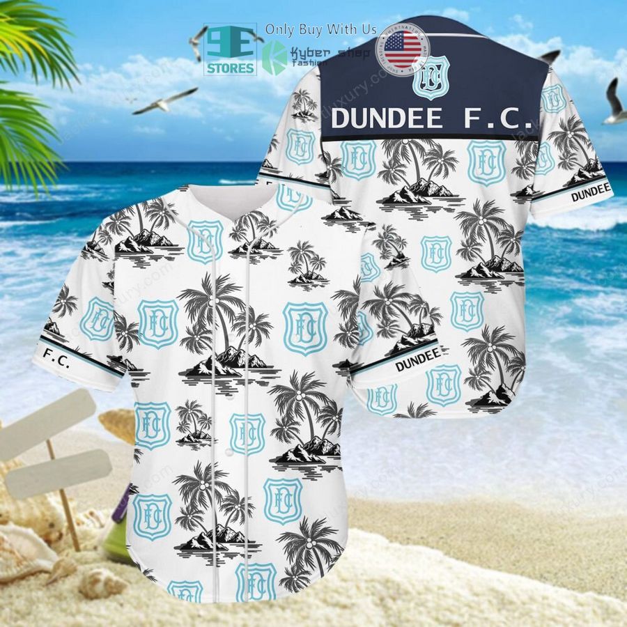 dundee football club white hawaii shirt shorts 5 22443