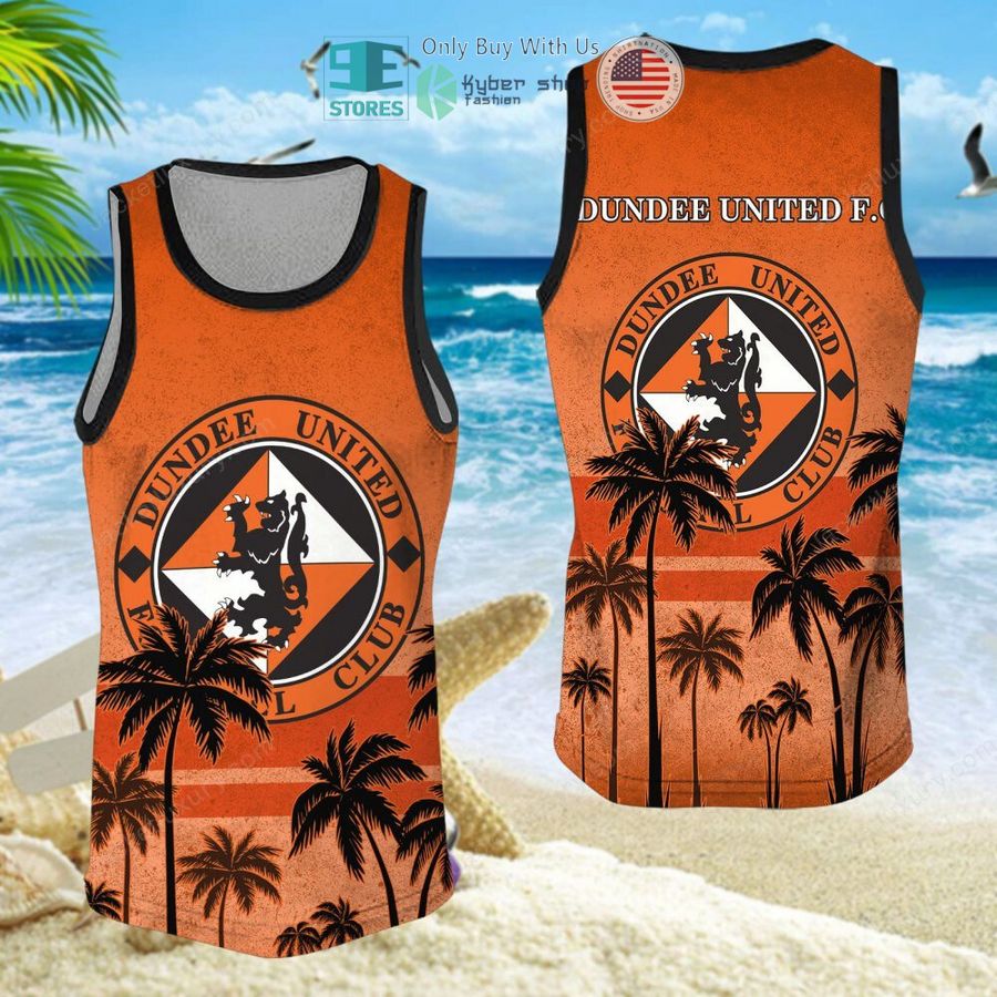 dundee united football club orange hawaii shirt shorts 11 34312