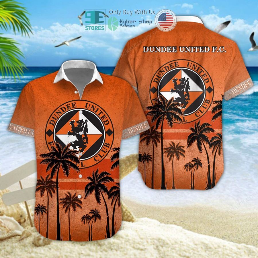 dundee united football club orange hawaii shirt shorts 2 95004
