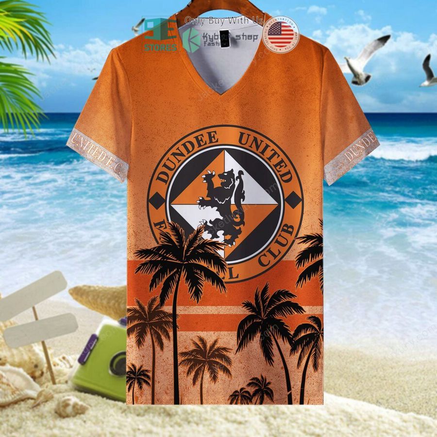 dundee united football club orange hawaii shirt shorts 7 74148