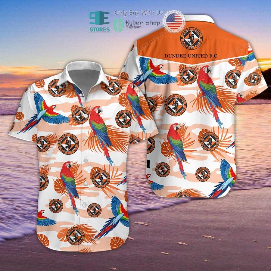 dundee united football club parrot hawaii shirt shorts 1 89716