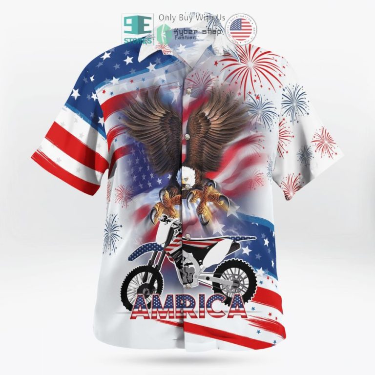 eagle american flag dirt bike hawaiian shirt 3 42823