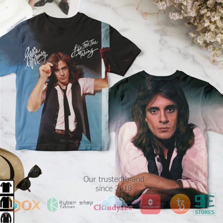 eddie money life for the taking album 3d t shirt 1 14781