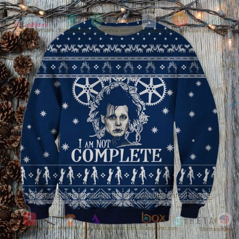 edward scissorhands i am not complete sweatshirt sweater 1 72546