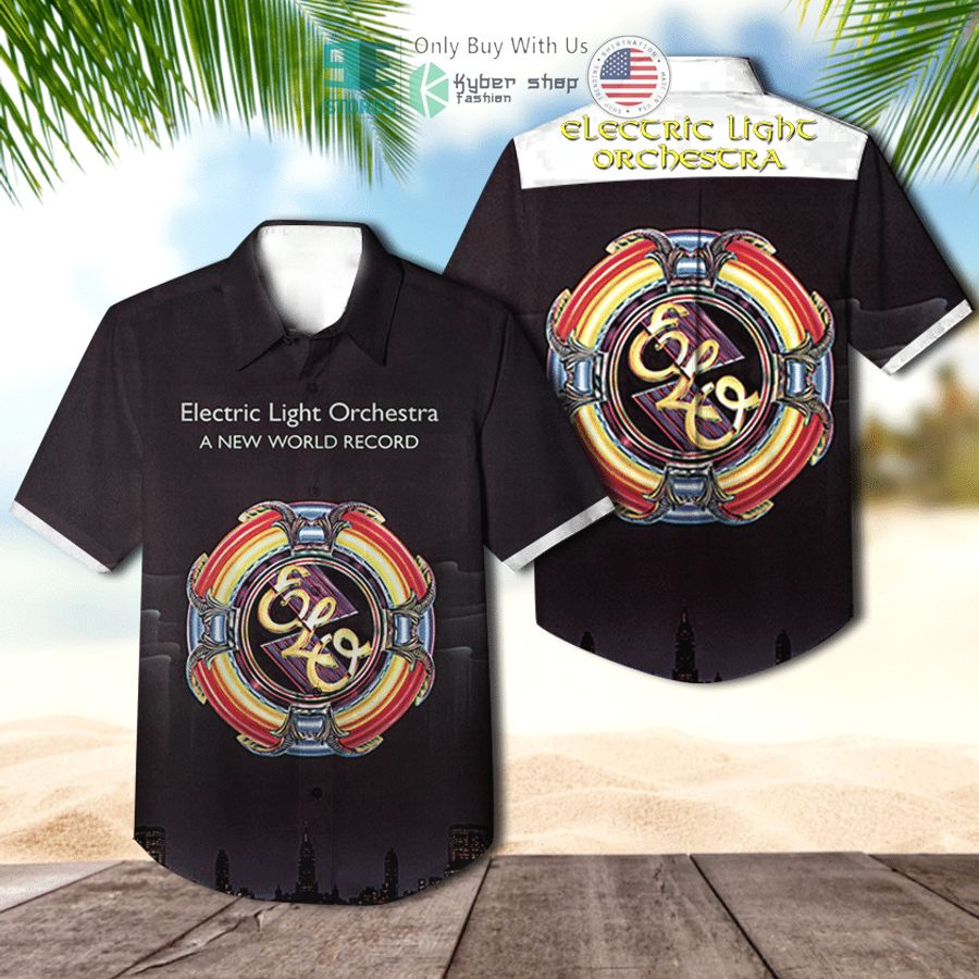 electric light orchestra band a new world record album hawaiian shirt 1 87995