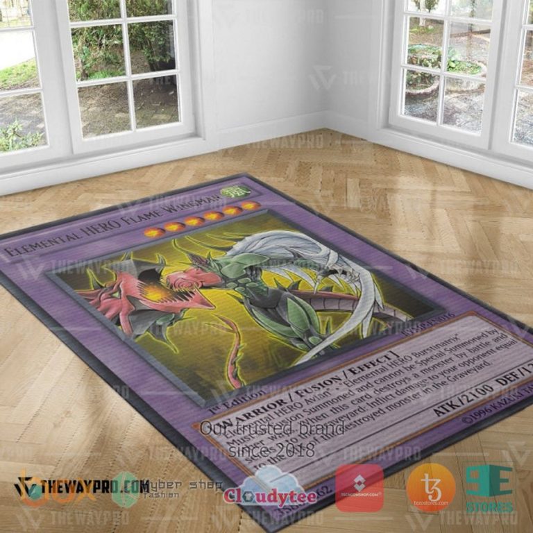 elemental hero flame wingman rug 3 67683