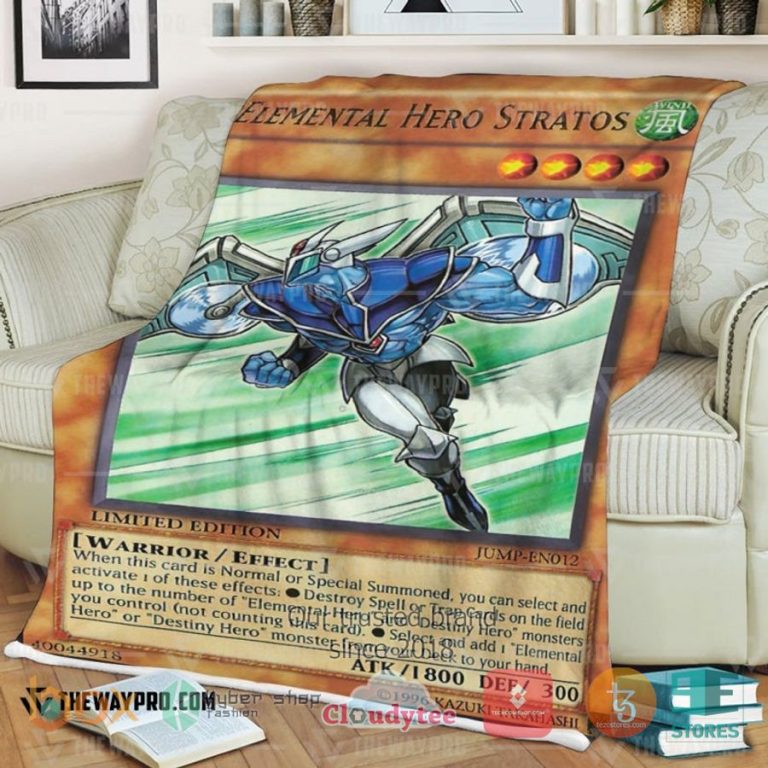 elemental hero stratos soft blanket 3 83628