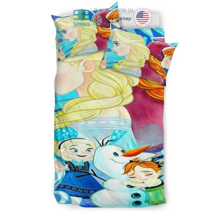 elsa anna frozen art bedding set 2 34858