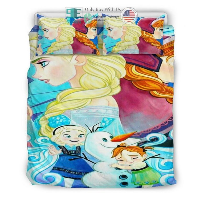 elsa anna frozen art bedding set 3 64007