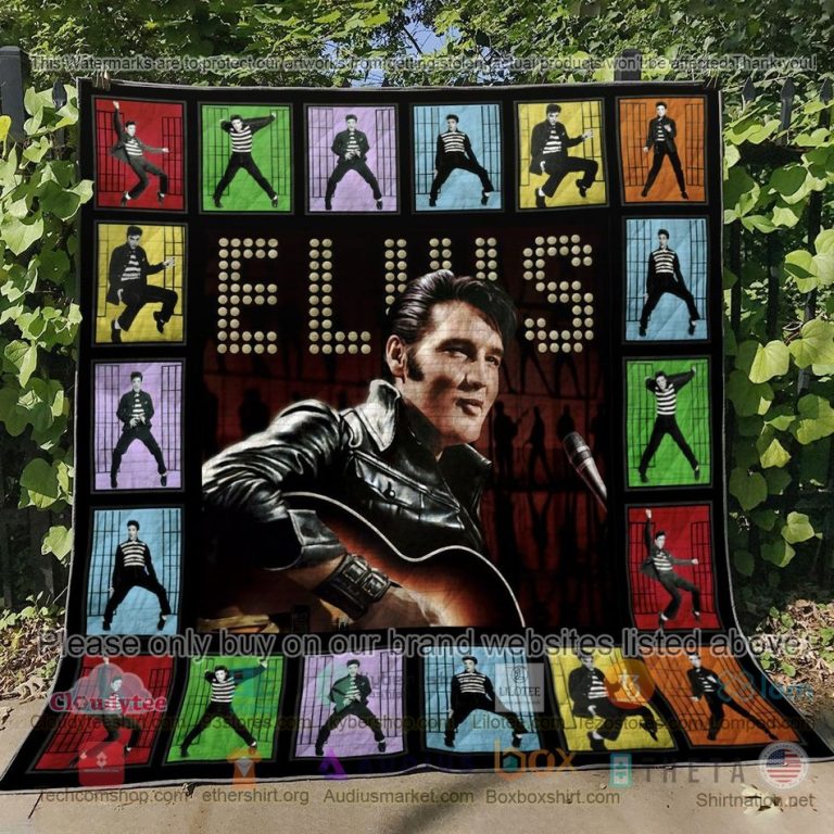 elvis presley dancing colorful quilt 1 25902