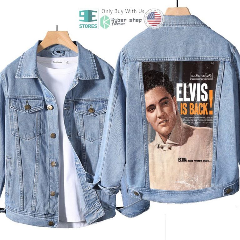 elvis presley elvis is back album denim jacket 1 10322