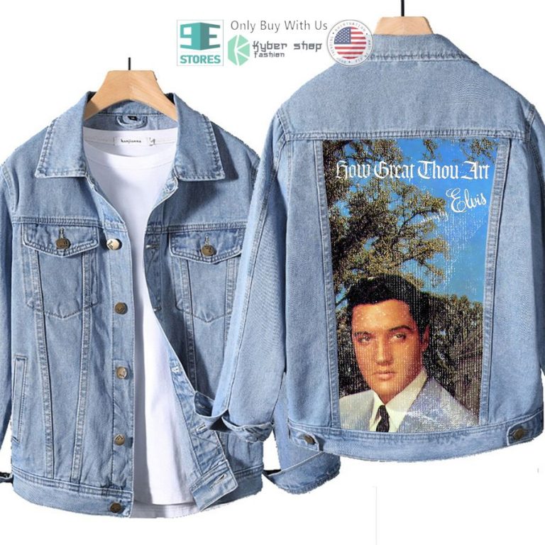 elvis presley how great thou art album denim jacket 1 37979