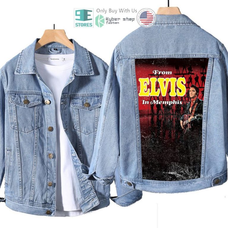 elvis presley in memphis album denim jacket 1 13633