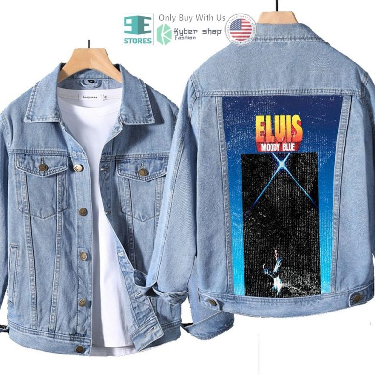 elvis presley moody blue album denim jacket 1 84925