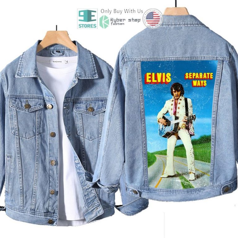 elvis presley separate ways album denim jacket 1 4485