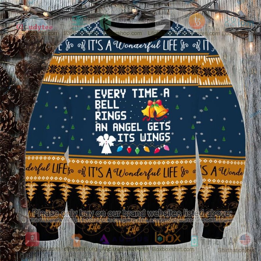 every time a bell rings an angel gets its wing sweatshirt sweater 1 393