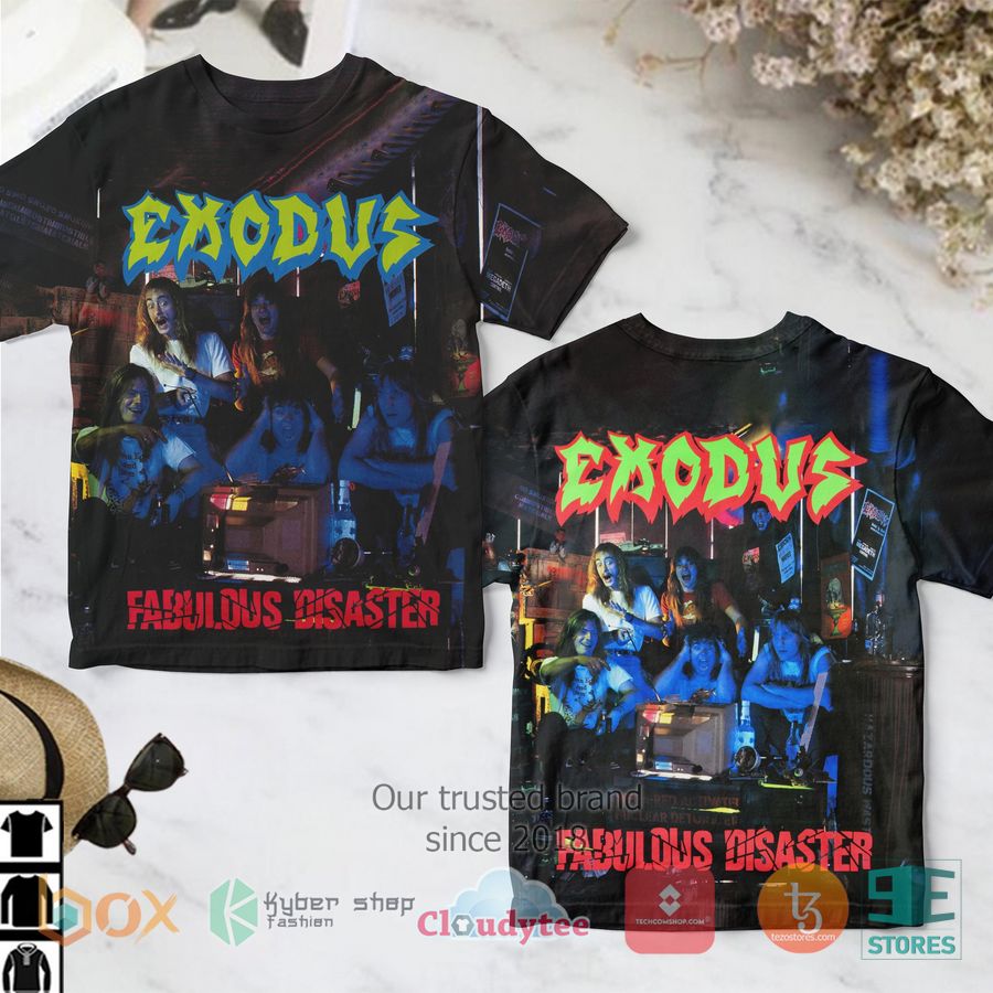 exodus band fabulous disaster album 3d t shirt 1 63320