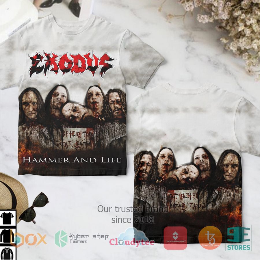 exodus band hammer and life album 3d t shirt 1 47395