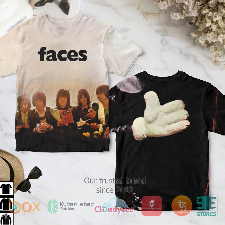 faces band first step album 3d t shirt 1 84569
