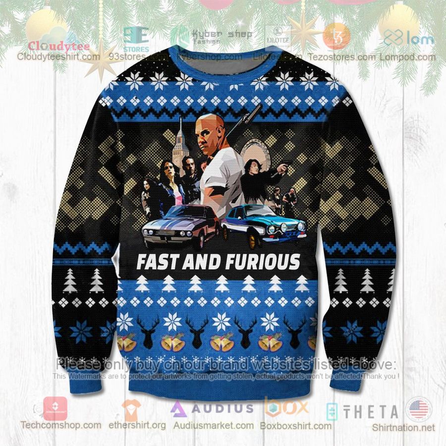 fast and furious christmas sweatshirt sweater 1 73689