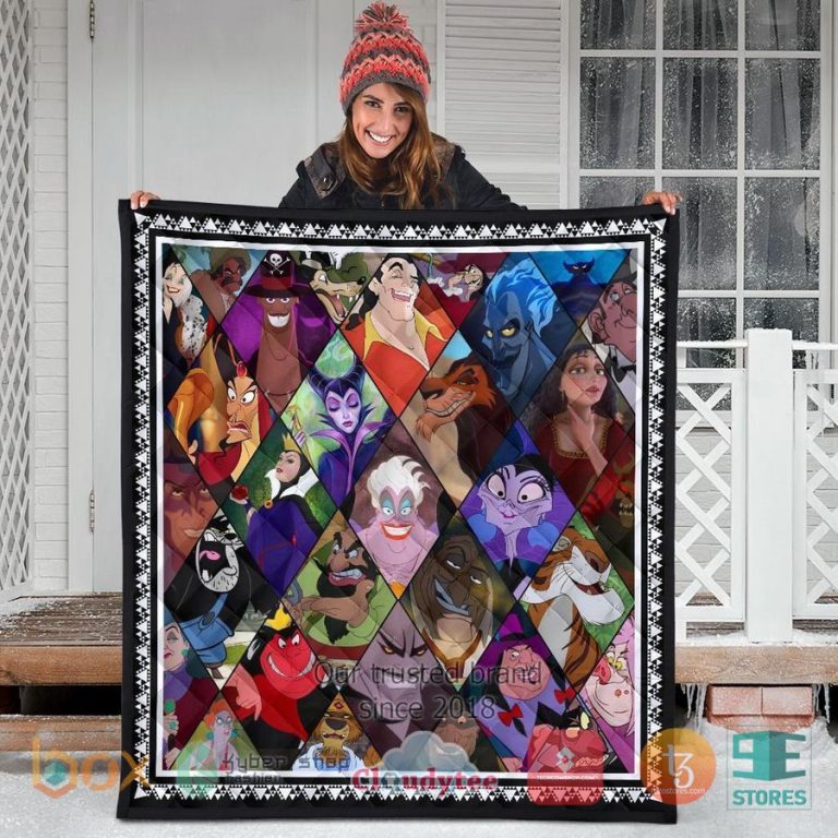 favorite villains quilt blanket 3 56859