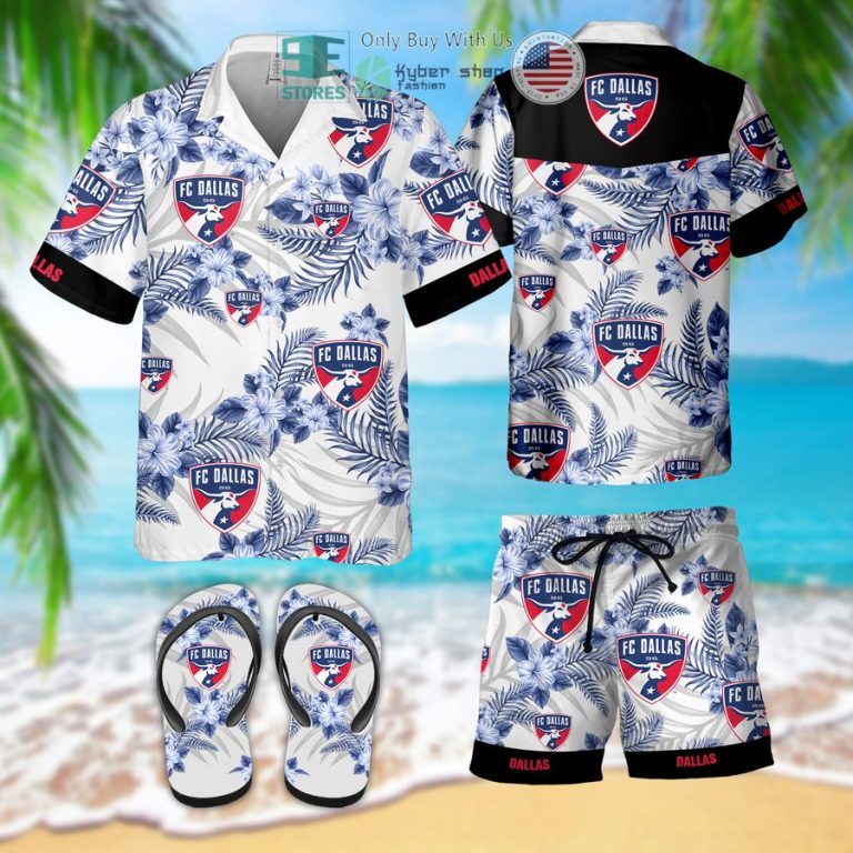 fc football club dallas hawaiian shirt shorts 1 42821