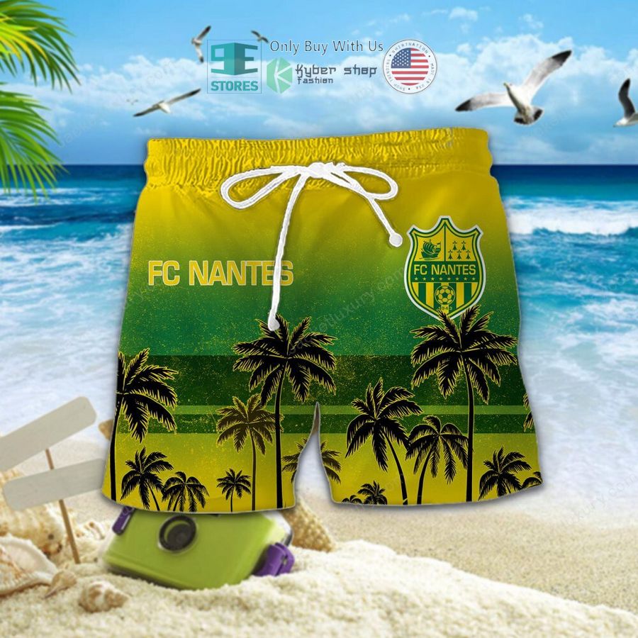 fc nantes palm tree hawaiian shirt shorts 2 94106