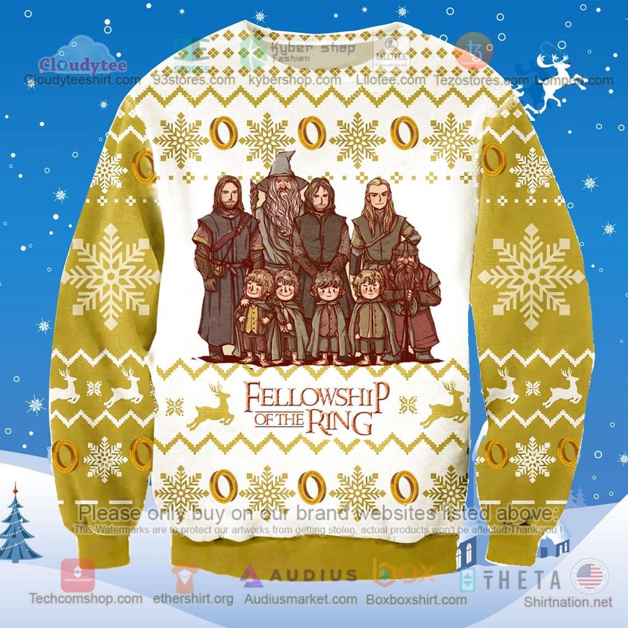 fellowship of the ring christmas sweatshirt sweater 1 6392