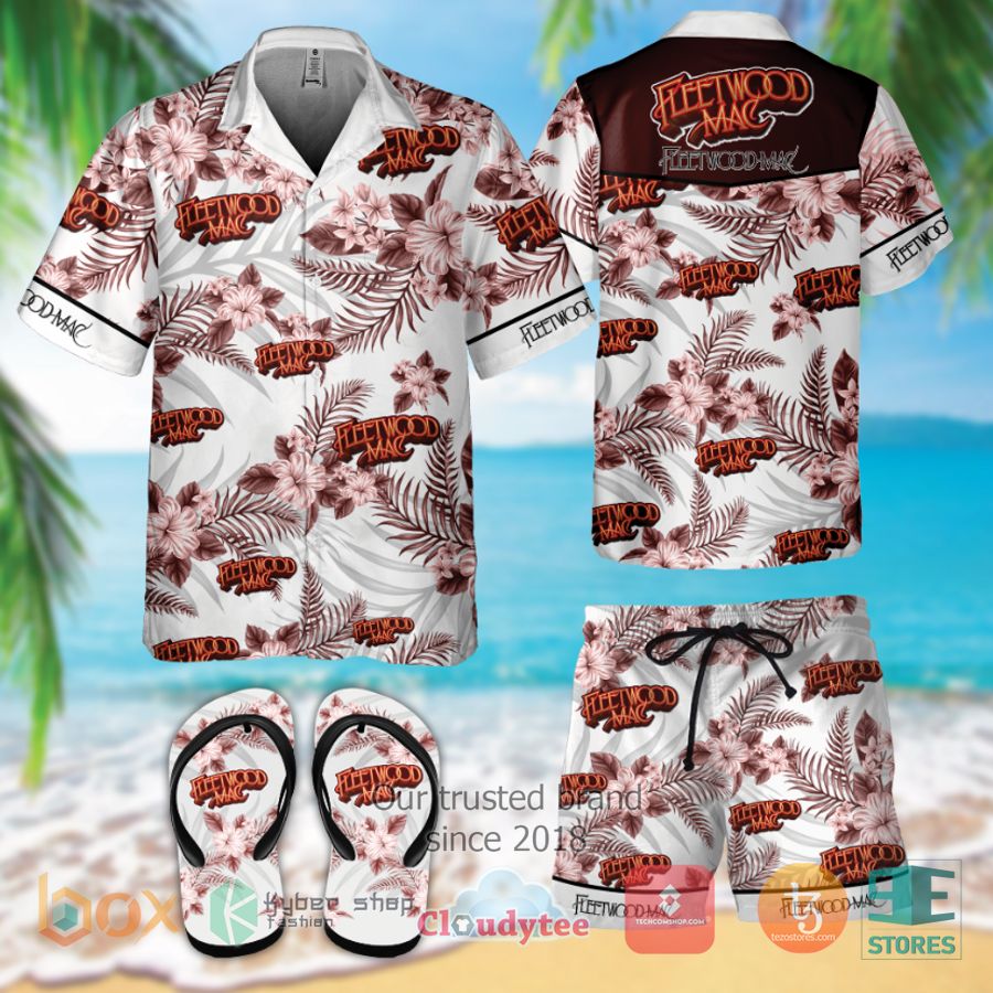 fleetwood mac band hawaiian shirt shorts 1 31965