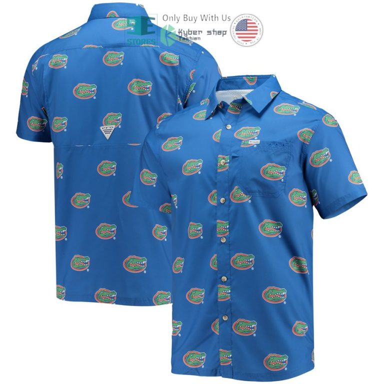 florida gators columbia super slack tide royal hawaiian shirt 1 45854