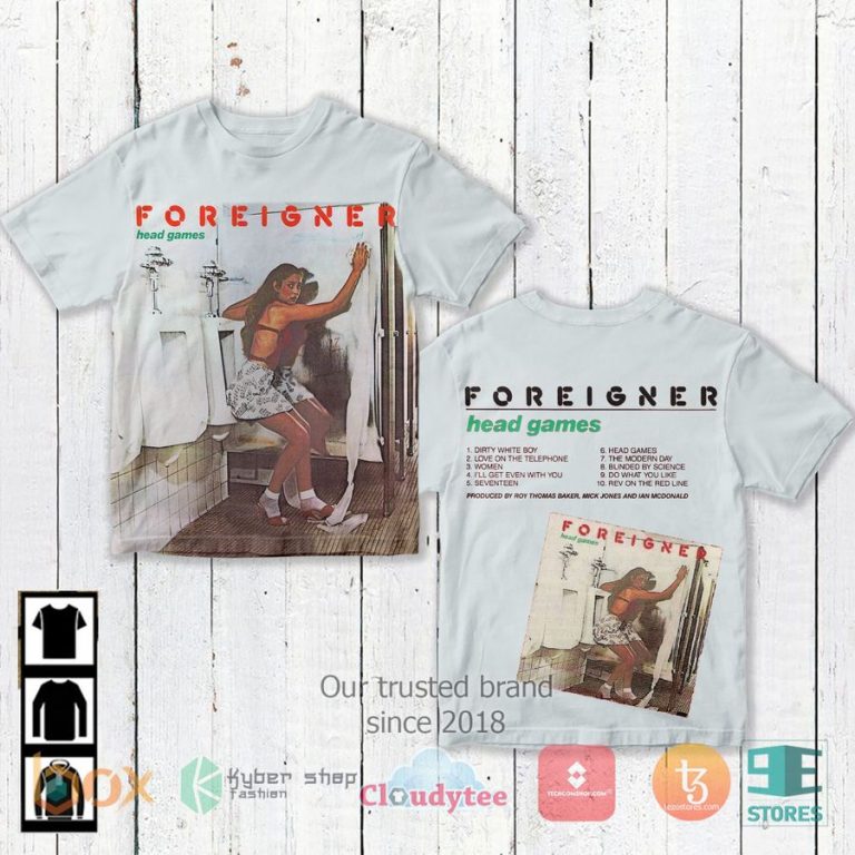 foreigner band head games album 3d t shirt 1 73549