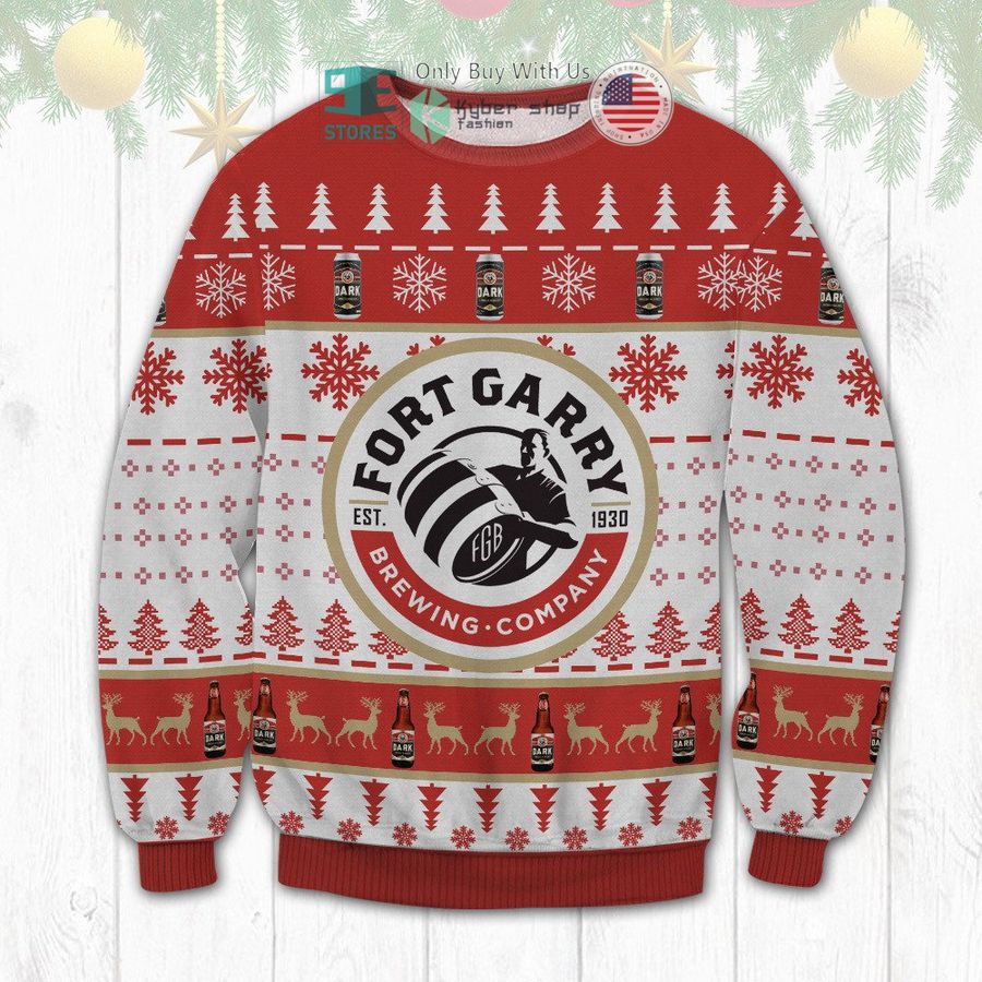 fort garry brewing company christmas sweatshirt sweater 1 97493